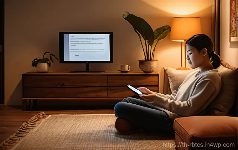 로봇 심리상담의 심리적 이점 - **A Digital Confidant in a Cozy Thai-Inspired Home**
    **Description**: A young adult (20s-30s, ne...