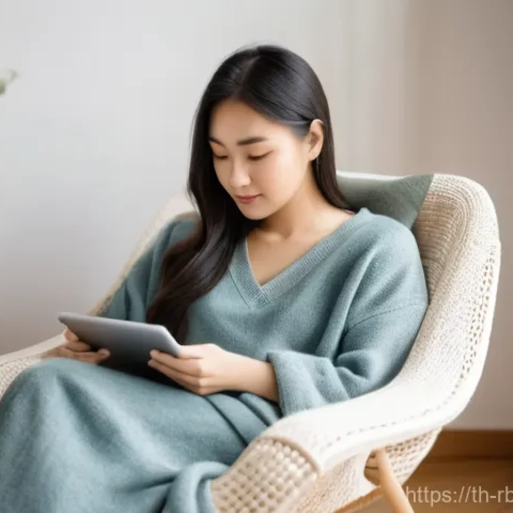 로봇 심리상담에서의 비대면 상담의 장점 - **Prompt 1: Serene Online Consultation at Home**
"A cozy, sunlit living room with warm wooden to...